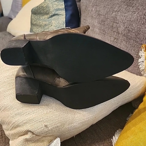 Rollda Cowboy Western Boots New Brown Tonal Stitching Sz 10M - Picture 12 of 14